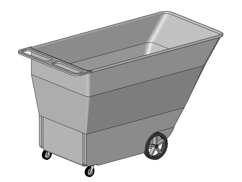 BIM HEALTHCARE REVIT FAMILIES Utility Carts