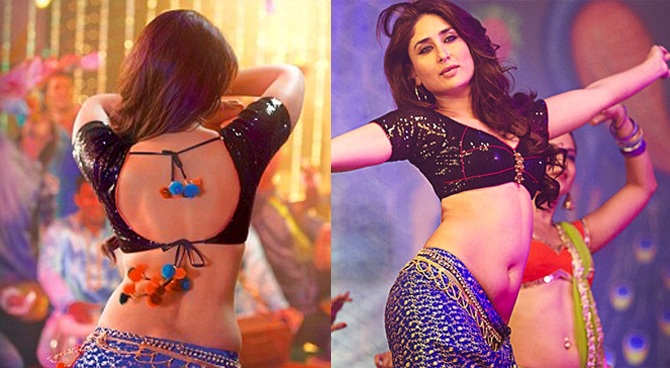 Kareena Kapoor and Saif Ali Khan are stuck at the party wearing backless dr...