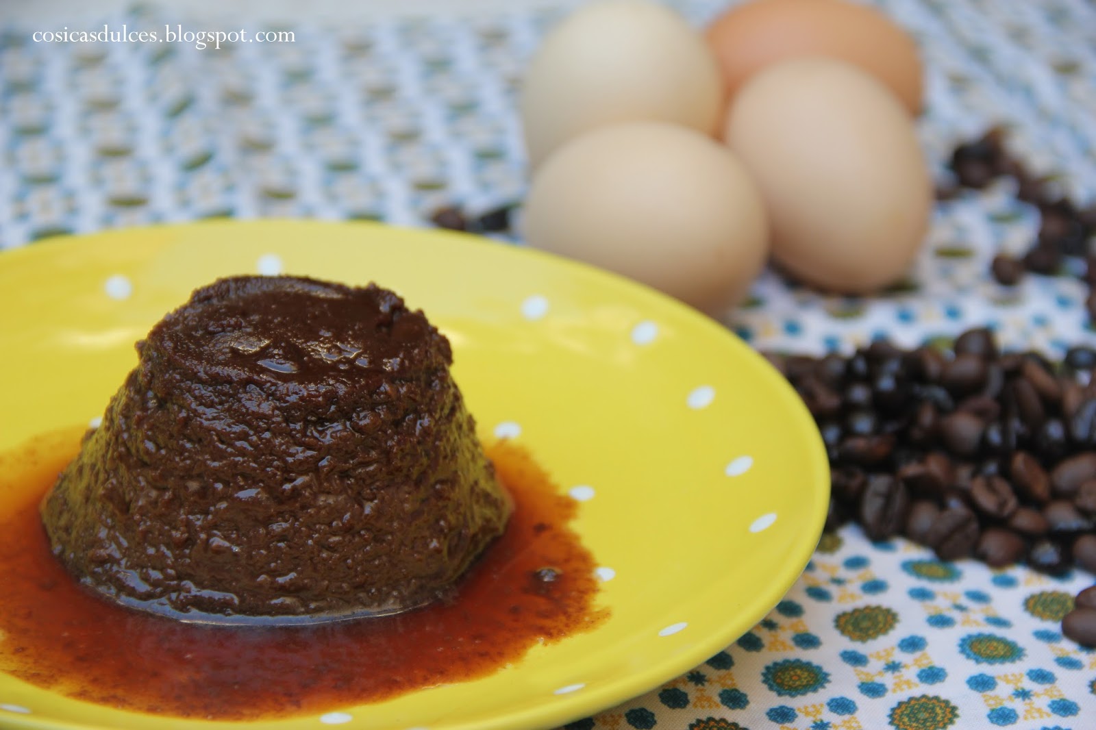 Flan de chocolate y café Cosicas dulces...y alguna salada
