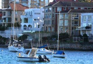 Boats on the water little Manly Cove 