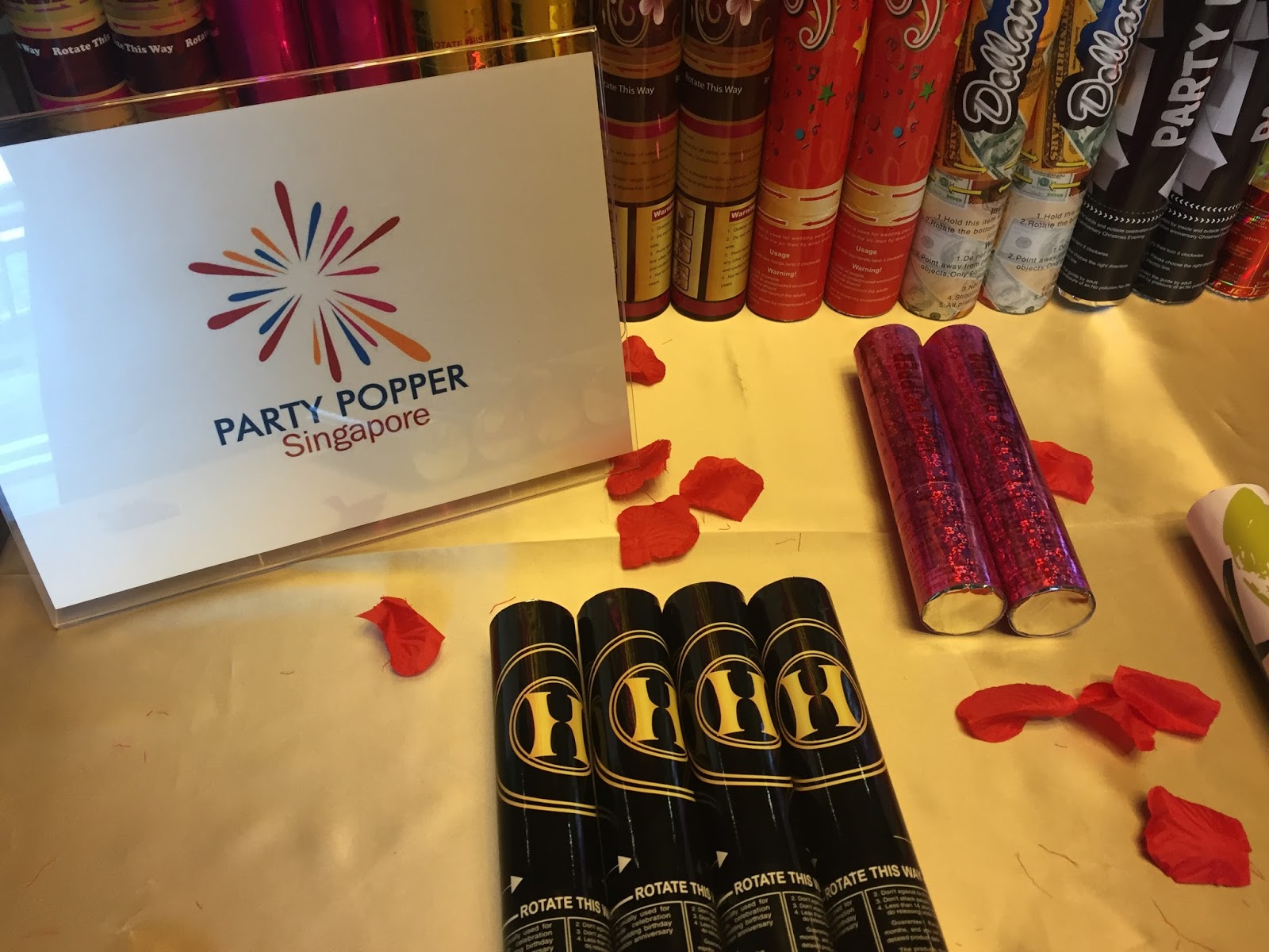 The launch of Party Popper Singapore