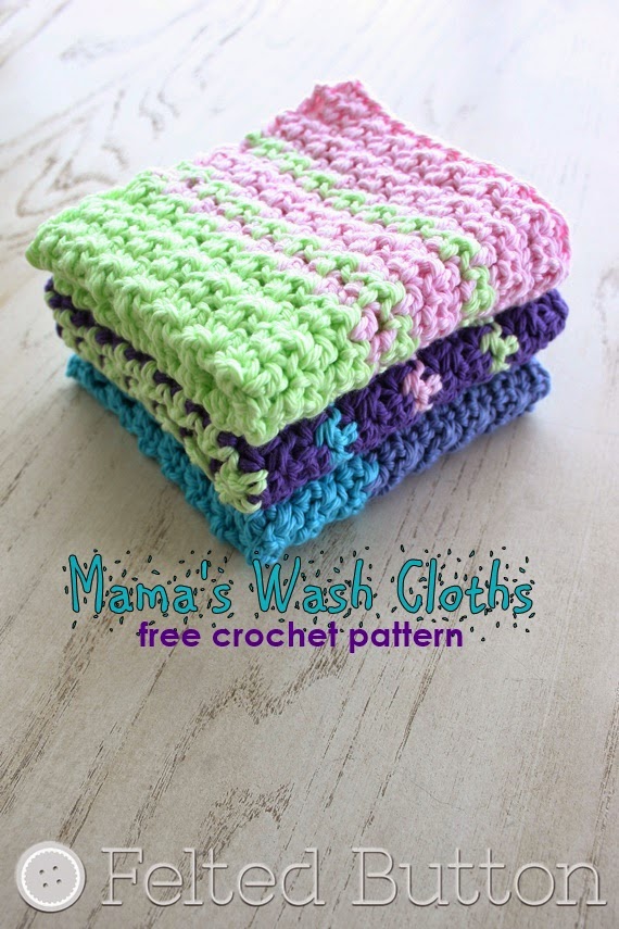 Mama's Wash Cloths -- free crochet pattern