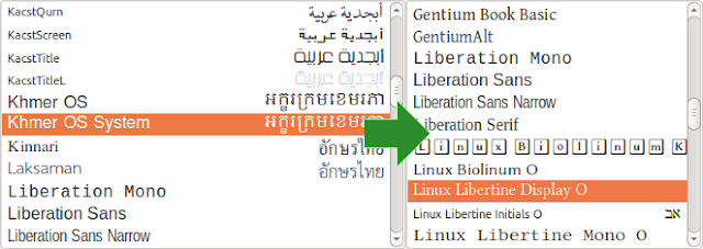 Remove non-latin fonts from Ubuntu