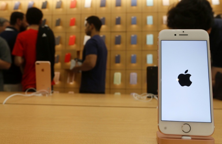 Apple's results show strong demand for Apple's iPhone 7 models launched last year, with demand outpacing supply
