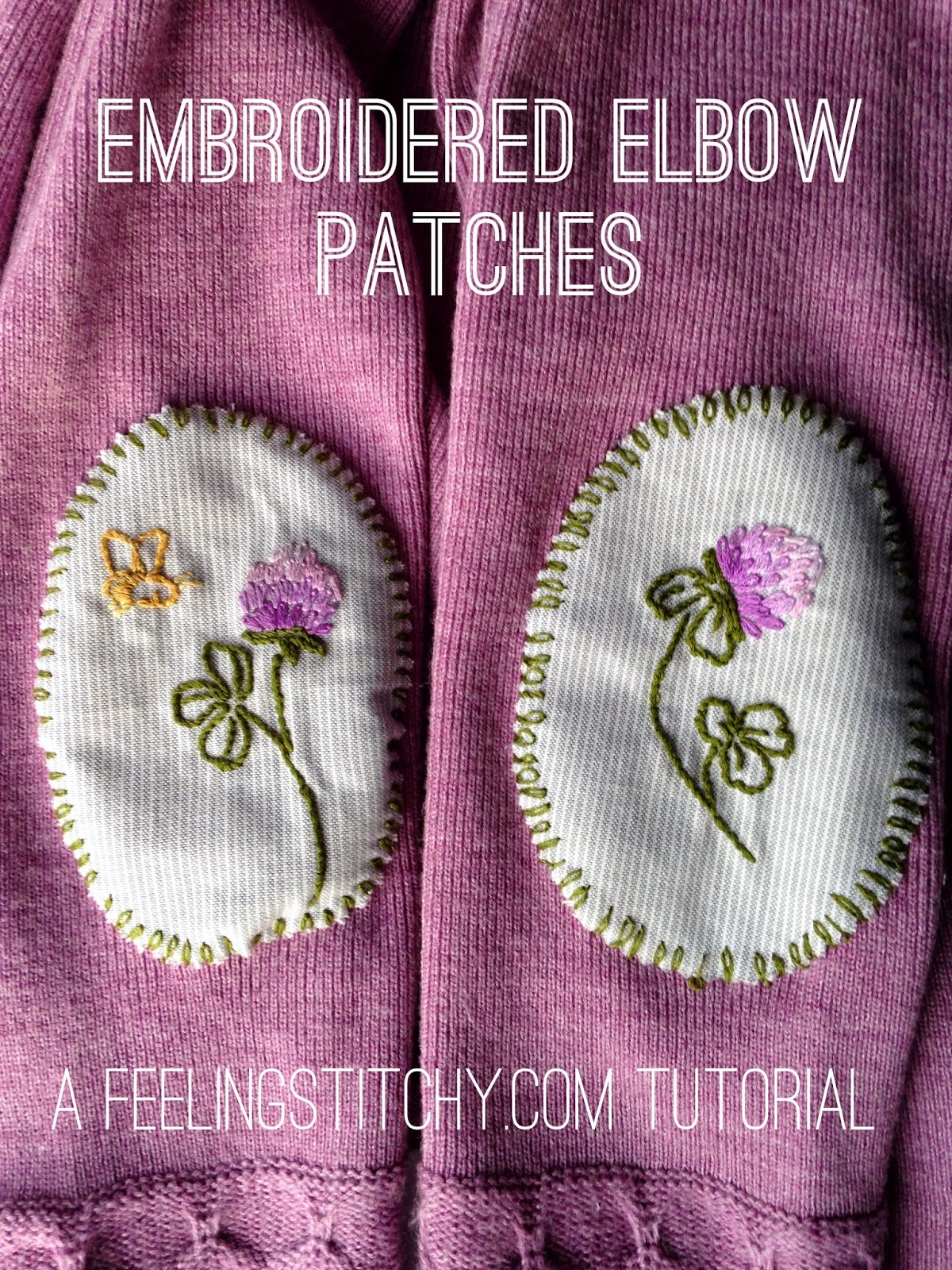 Thimblenest Thursdays: embroidered elbow patch tutorial | feeling ...