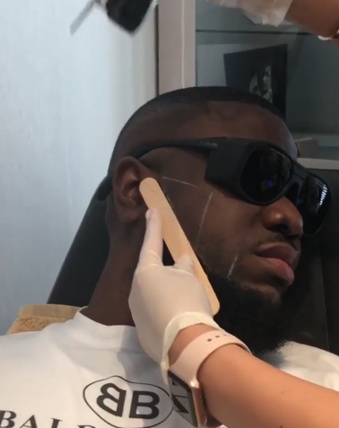 Hushpuppi would never have to worry about shave rashes and bumps ever again Hushpuppi would never have to worry about shave rashes and bumps ever again
