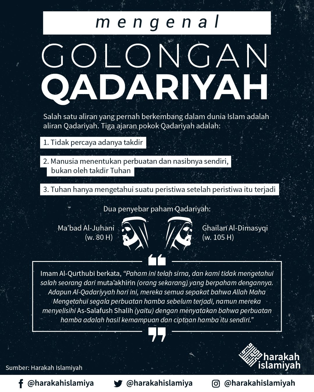 Qadariyyah Dan Jabariyyah Aliran Ilmu Kalam Maktabah Mahasiswa
