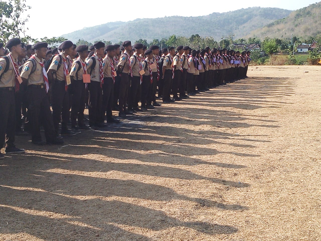 KORAMIL 0804/10 KAWEDANAN Serma Suwanto Hadiri Upacara