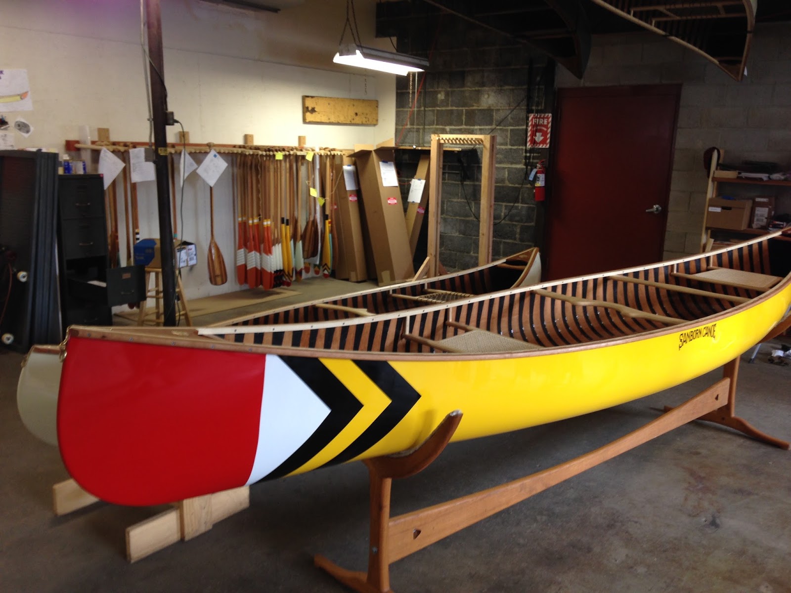 CHAD'S DRYGOODS CHAD'S VISIT TO SANBORN CANOE CO., WINONA MN.