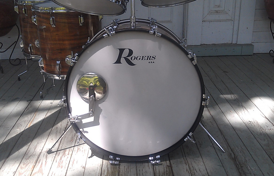 Percusize Me! Muffling the bass drum in style.