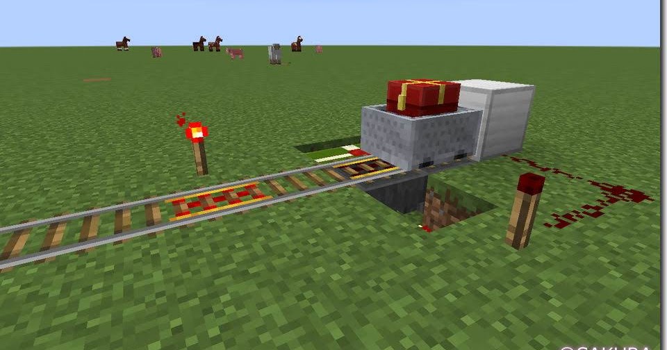 ﾏｲｸﾗ 簡単なトロッコ運送の荷降ろし駅の作り方