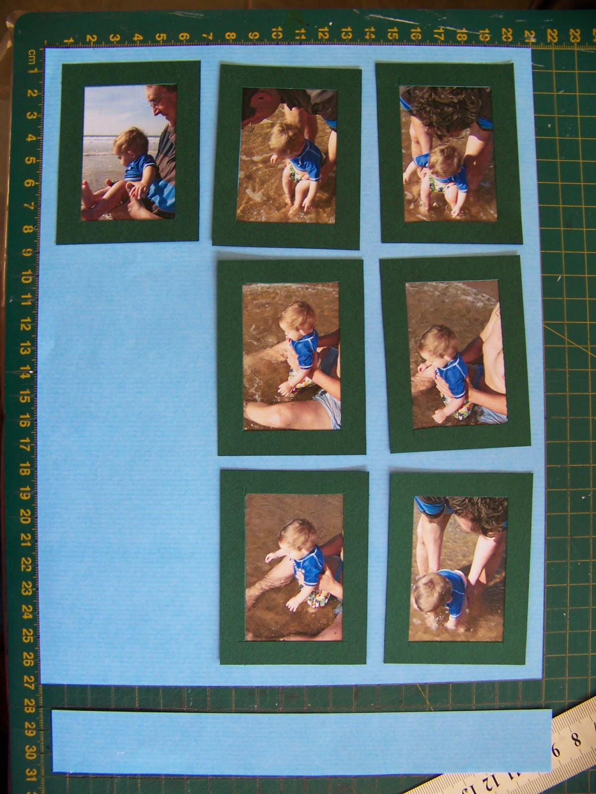 A Pretty Talent Blog: Scrapbooking 4: Tearing Ruler, varying frames ...