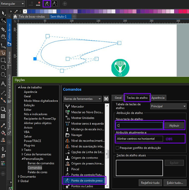 Criando um atalho para B-Spline