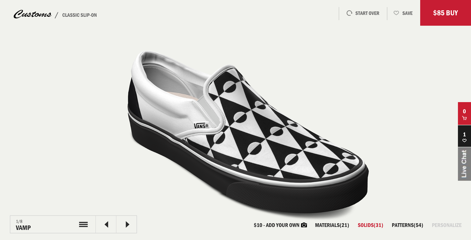 custom vans patterns