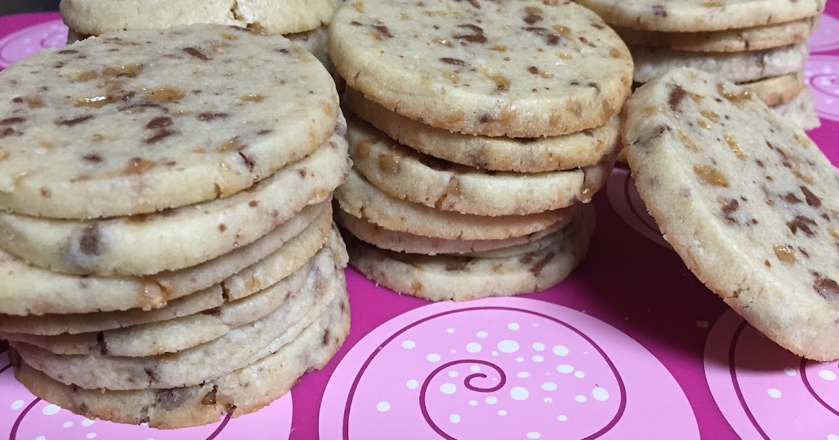 Nosnin's Delectable Delights Butter Toffee Icebox Cookies