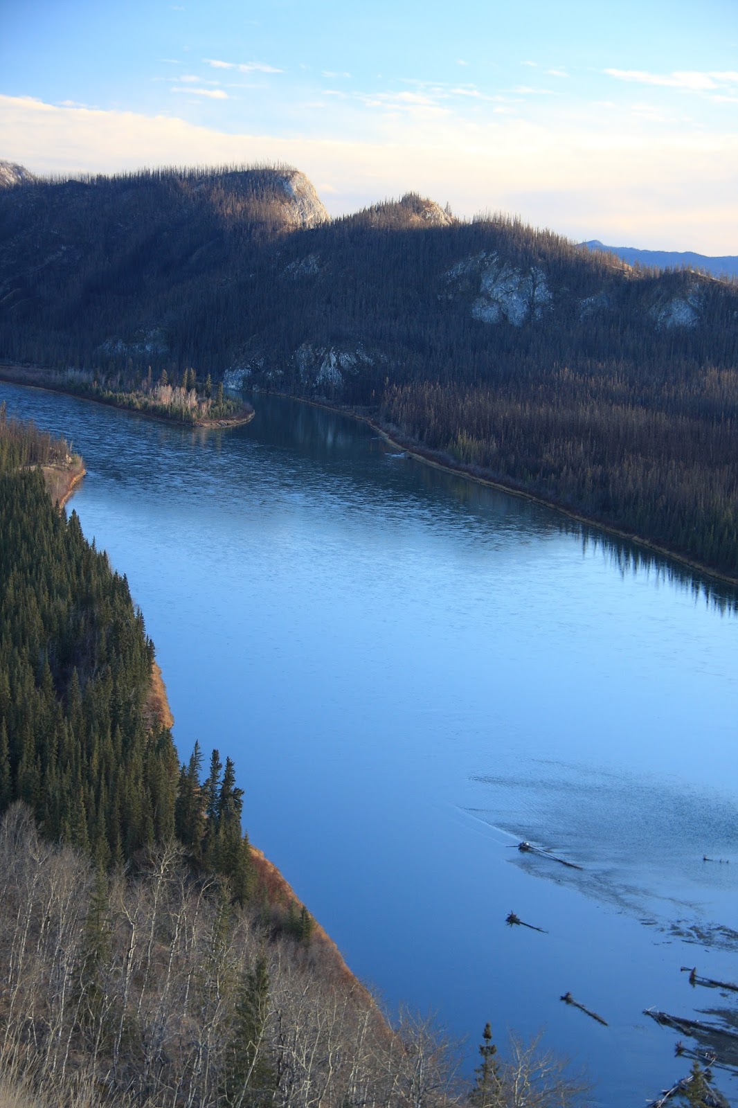 Carmacks Yukon Territory Climbing near Carmacks in the central Yukon