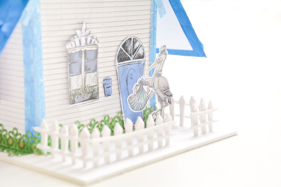 Detalle de Fachada de casita