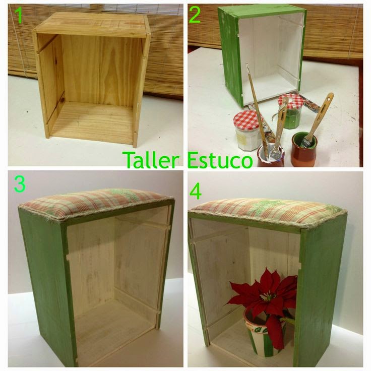 Tutorial reciclar una caja de vino en estanteria