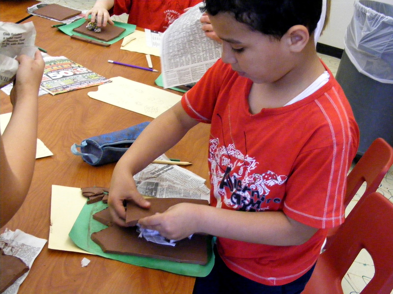 Suffield elementary art blog ceramic wall pockets