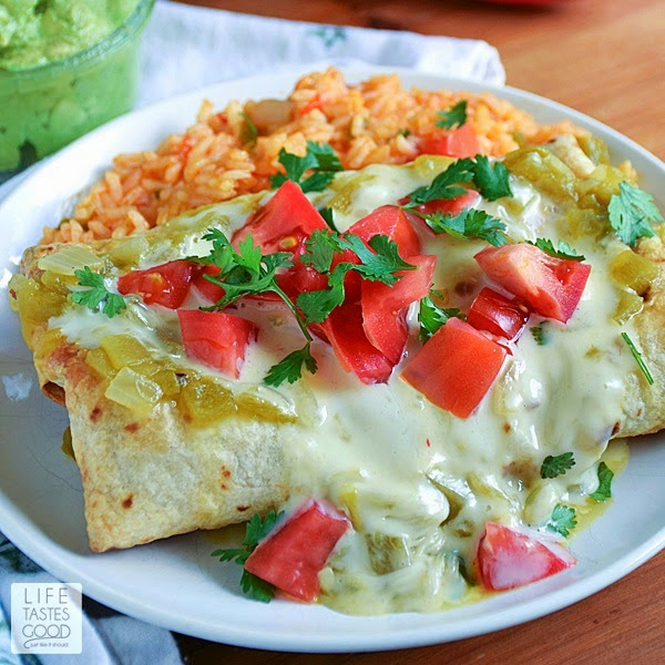 Easy Baked Chicken Chimichangas