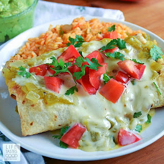 Easy Baked Chicken Chimichangas | by Life Tastes Good
