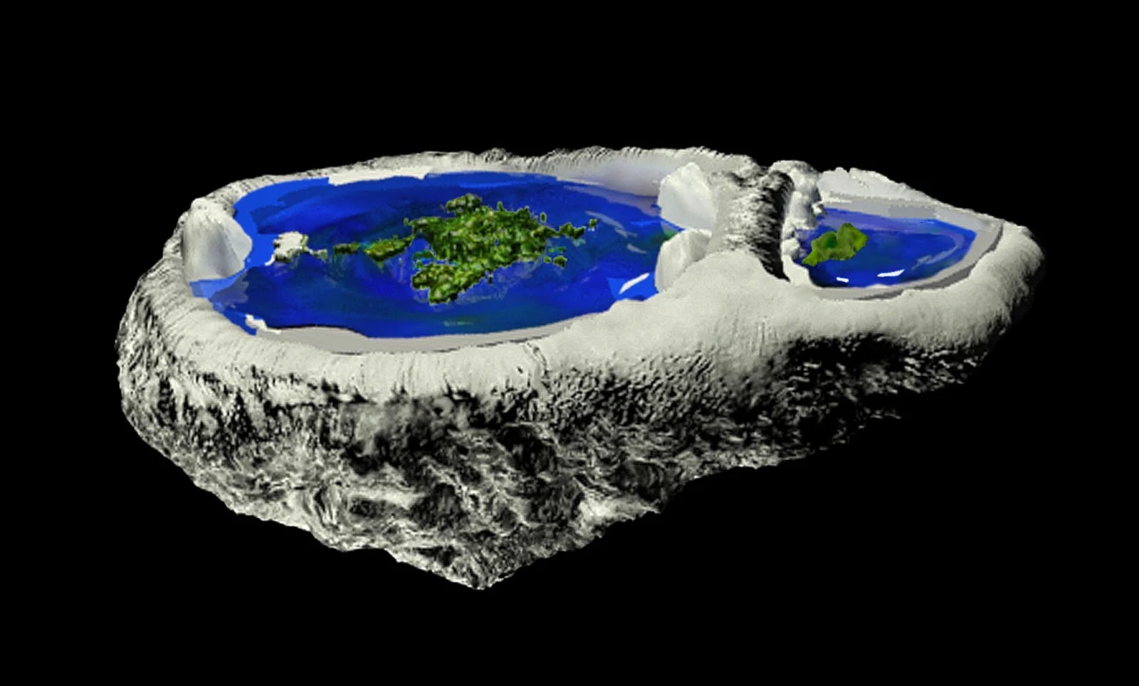 Modelo 3D da Terra Convexa