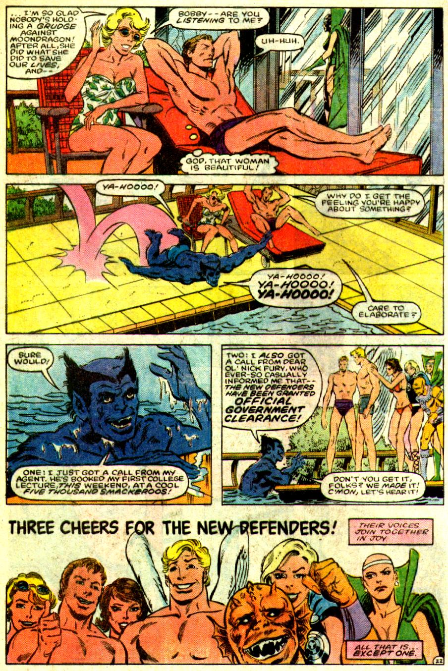 Read online The Defenders (1972) comic -  Issue #130 - 23