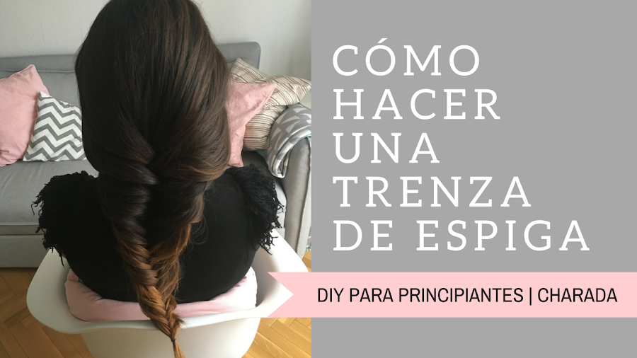 cómo hacer una trenza de espiga o cola de pez