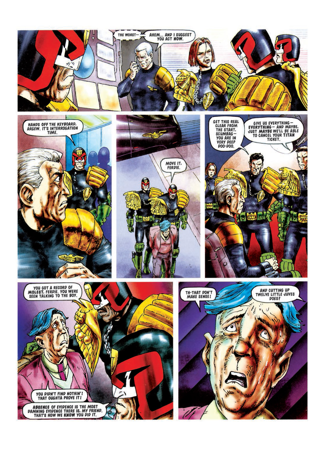 Read online Judge Dredd: The Complete Case Files comic -  Issue # TPB 24 - 136