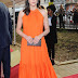 Actress Lilah Parsons Hot Stills In Orange Dress