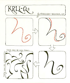 Enthusiastic Artist: KRLI-Q tangle instructions
