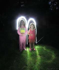 flashlight, sparkler, night exposure, kids fun