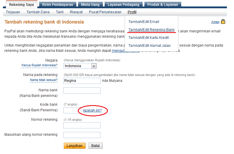 10 Kode Bank Bri Untuk Paypal Info Duwit