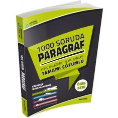 SıradışıAnaliz YGS 1000 Soruda Paragraf Tamamı Çözümlü Konu Anlatımlı Soru Bankası (2017) SıradışıAnaliz YGS 1000 Soruda Paragraf Tamamı Çözümlü Konu Anlatımlı Soru Bankası (2017)