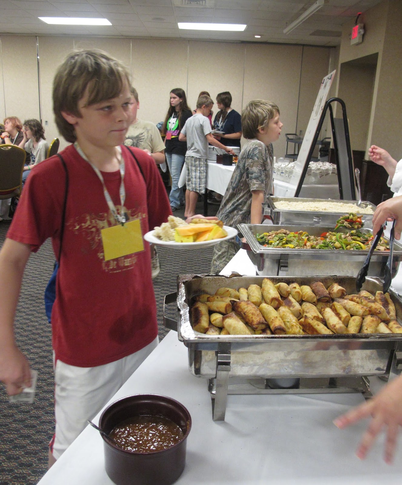 Circle Round the Square Stir Fry and Egg Rolls and Some Chinese Words