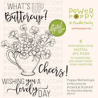 Power Poppy, Marcella Hawley, Cuppa Buttercups, Remixed Digital Release, August 2016