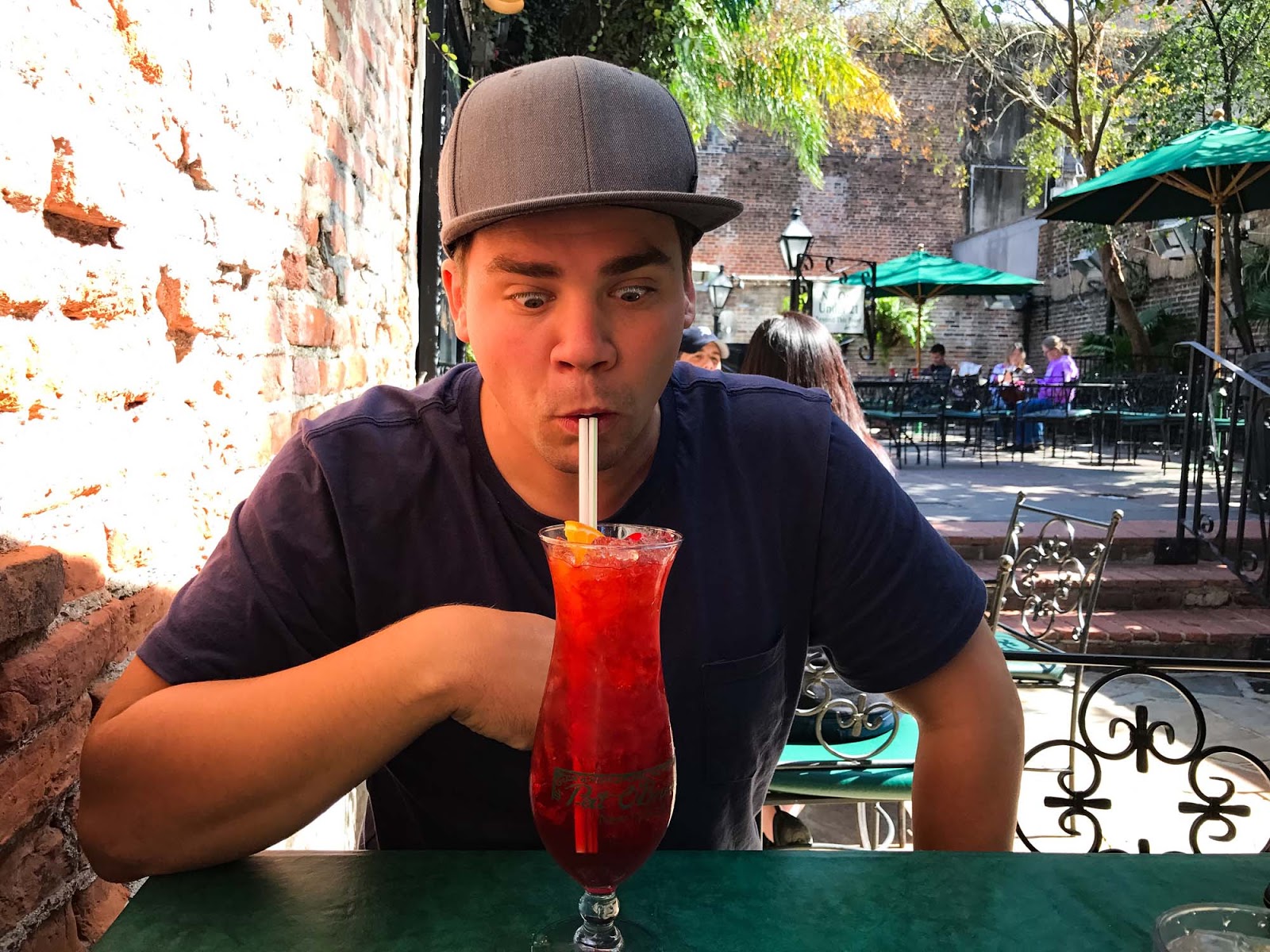 hurricane cocktail in new orleans