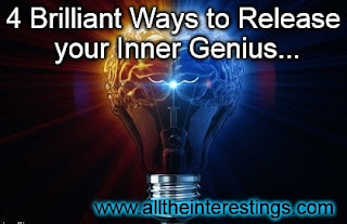 4 Brilliant Ways to Release your Inner Genius, Brain training guide, Improve brain function, train your brain
