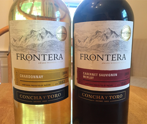 Concha y Toro Fronterra Chardonnay 2016 & Cabernet Sauvignon Merlot 2016