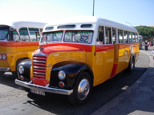 Old School Malta Bus