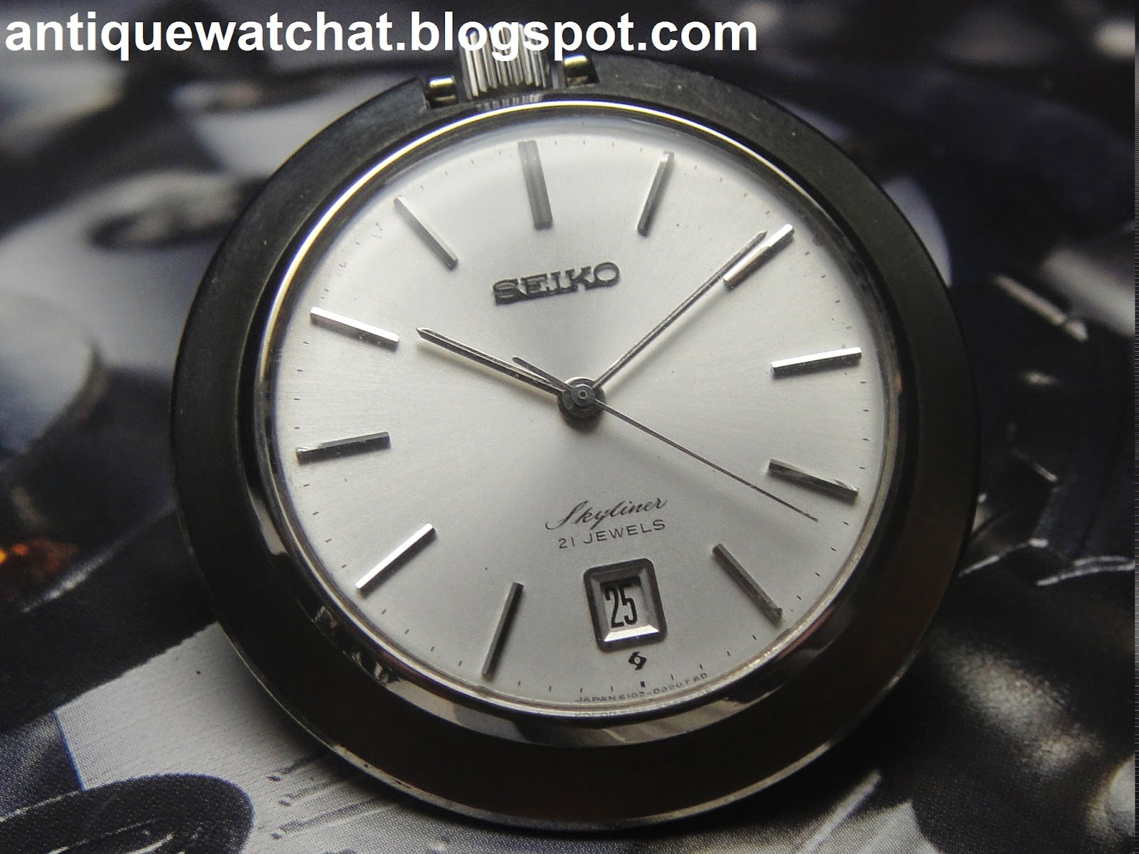 Antique Watch Bar SEIKO SKYLINER POCKET WATCH SPW15