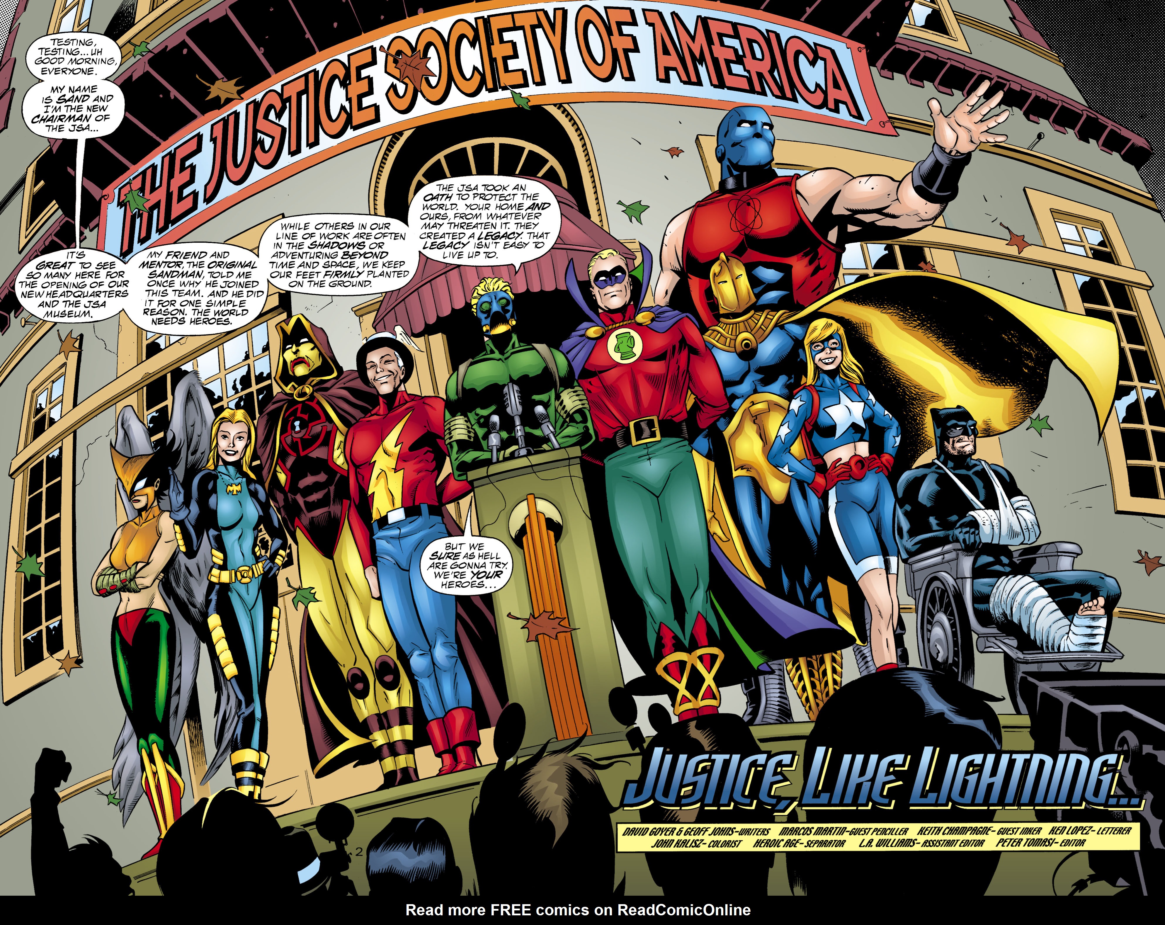 Read online JSA (1999) comic -  Issue #6 - 3