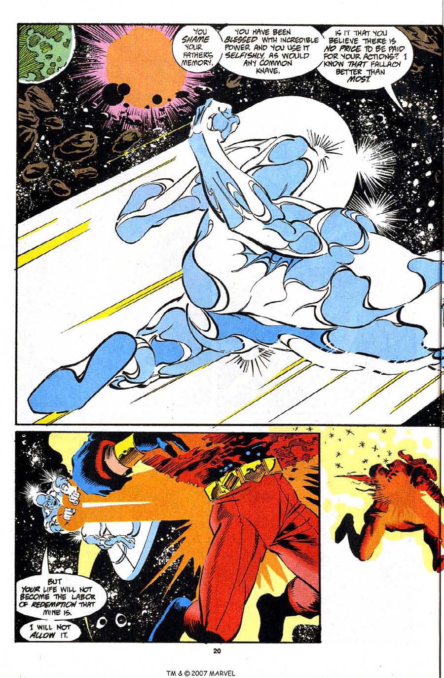 Read online Silver Surfer (1987) comic -  Issue #90 - 22