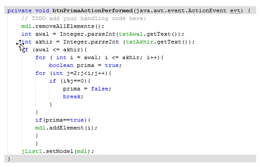 Contoh Program Looping Perulangan Java Netbeans