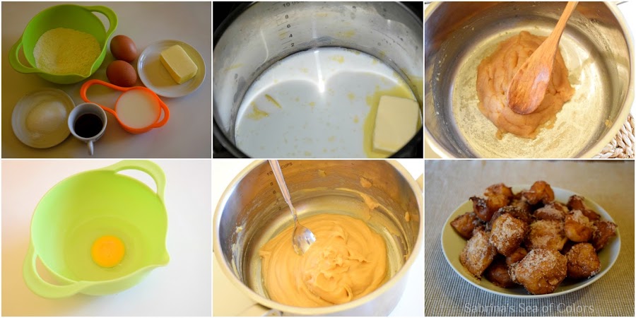 Buñuelos de viento paso a paso