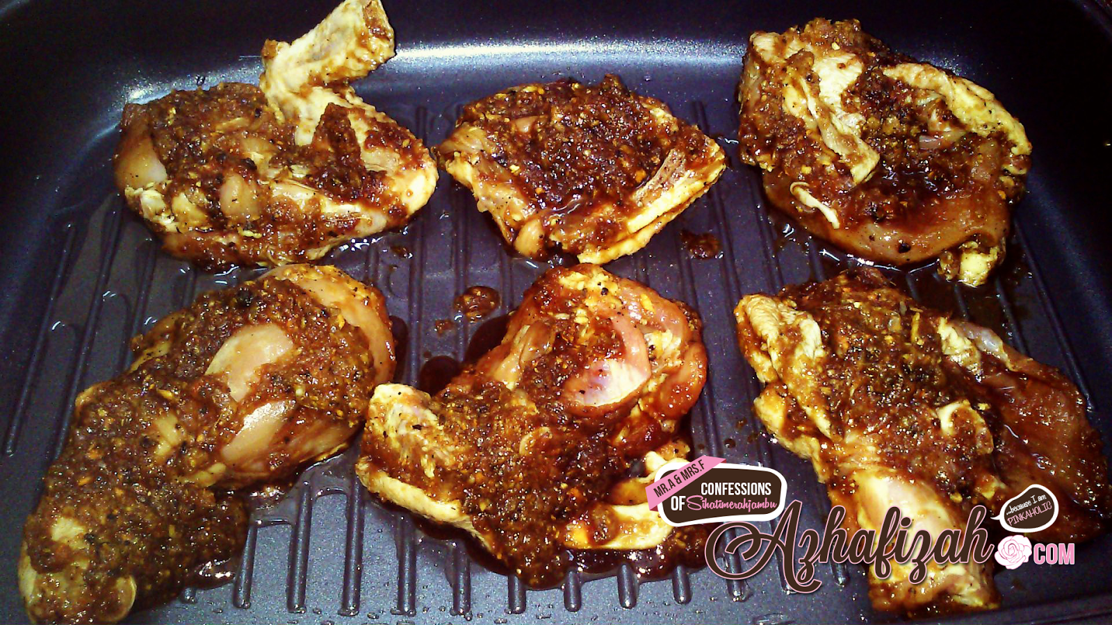 Resepi ayam grill simple