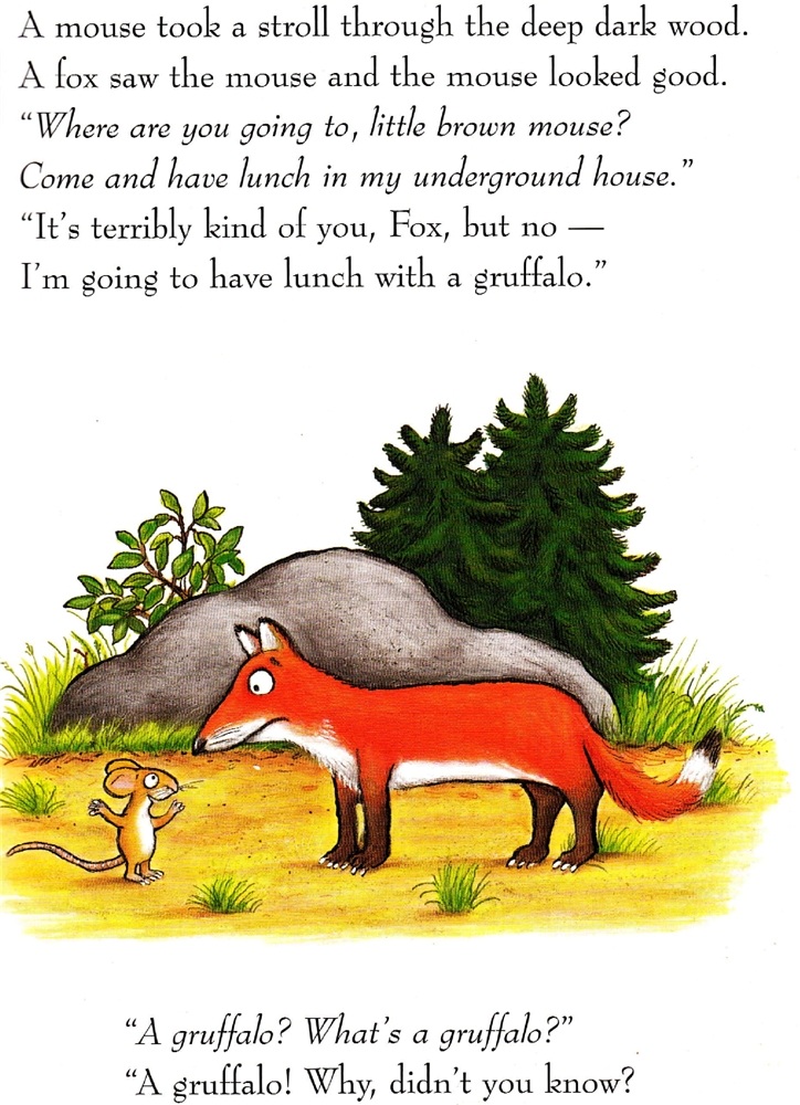 Груффало читать с картинками читать