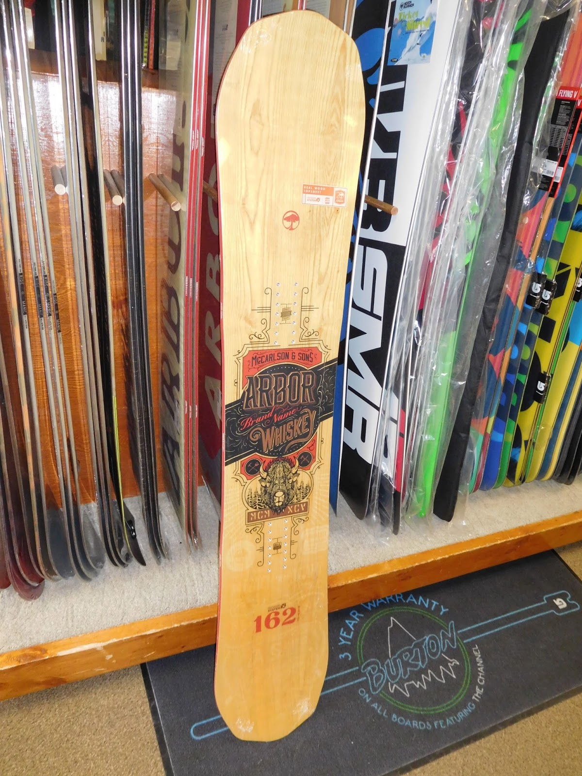 Alpine Ski Shop Daily Drops Arbor Whiskey Mountain Twin Snowboard for 2016