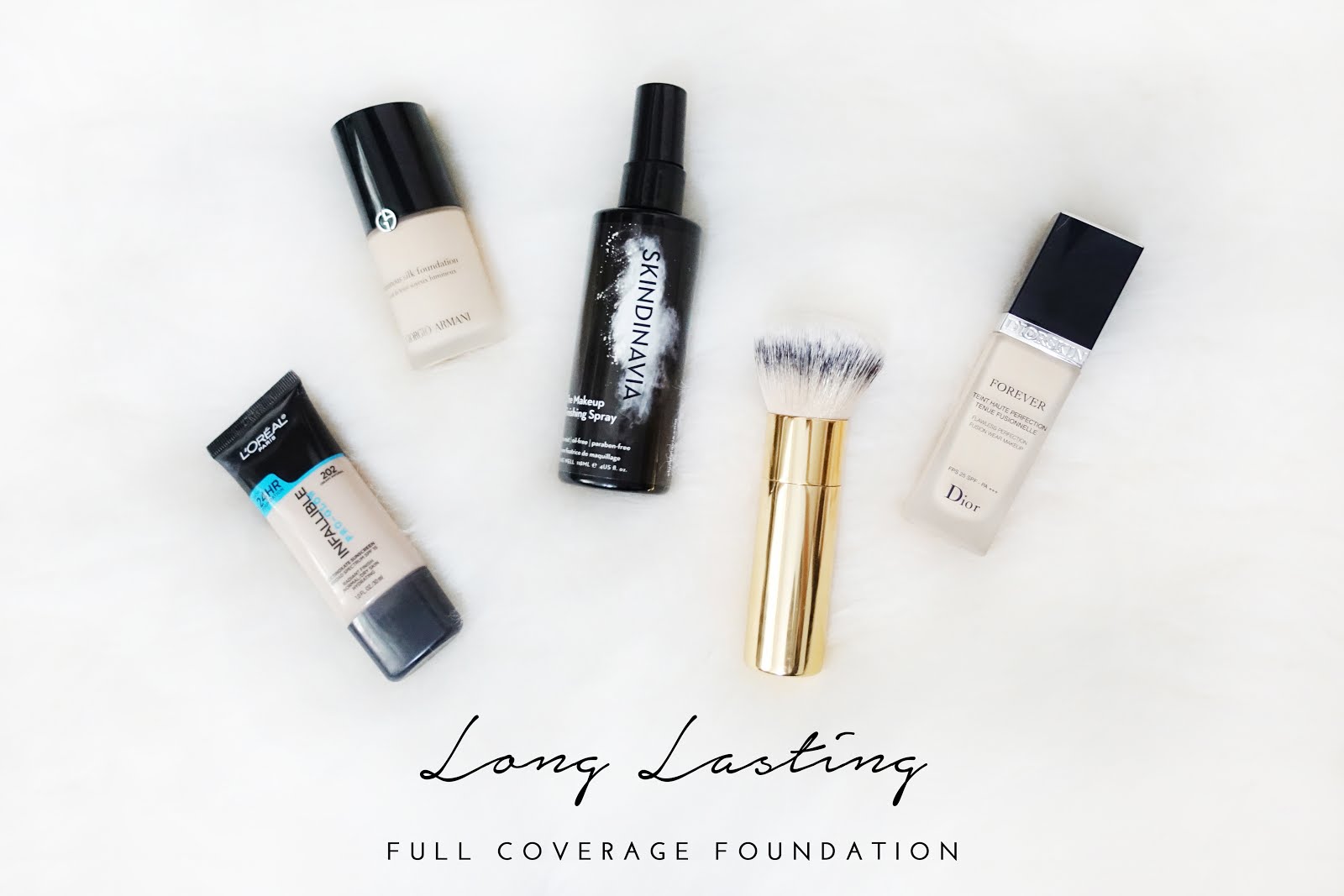 My Current Full Coverage Long Lasting Foundation Routine ft. Skindinavia Makeup Spray