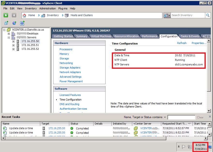 Fixing Time Errors on VMware vSphere and ESX Hosts The EXPTA {blog}